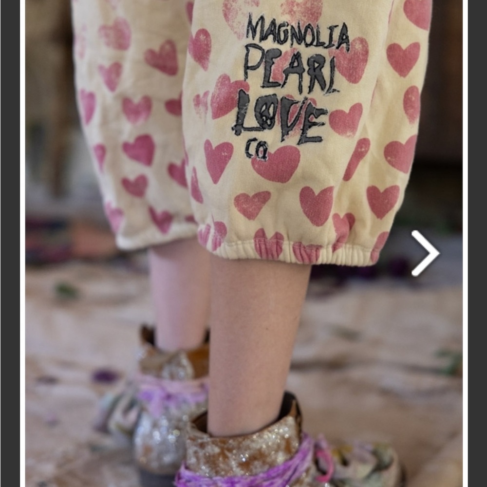 Magnolia Pearl Pink Heart Joggers - Picture 7 of 12